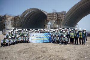 Kuliah Lapangan 2024 Teknik Sipil S-1 ITN Malang berkunjung ke proyek bangunan Jembatan Pandansimo di Bantul, Yogyakarta (1)