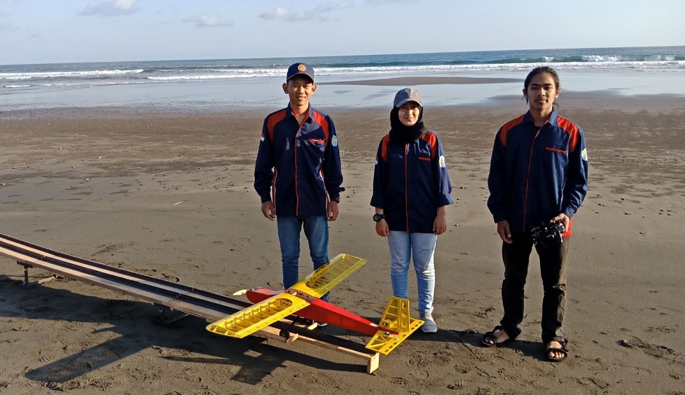 Robot Terbang ITN Malang Mengudara di Langit Lampung dalam KRTI 2018
