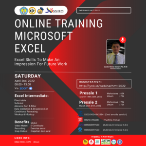 Webinar Kepelatihan Microsoft Excel