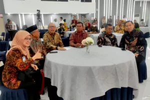 Rektor ITN Malang, Awan Uji Krismanto, ST., MT., Ph.D, saat menghadiri undangan MoU dengan Kementerian ATRBPN