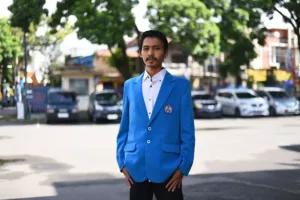 Achmad Ubaidillah, lulusan terbaik Prodi Arsitektur S-1, FTSP, ITN Malang pada wisuda ke-71 periode I tahun 2024.