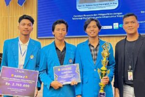 Tim Spectra Berdha ITN Malang bersama dosen pembimbing Moh. Syahru Romadhon Sholeh, ST., M.Ars (1)